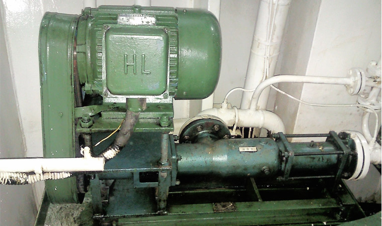 GCN船用單螺桿泵用戶現(xiàn)場展示